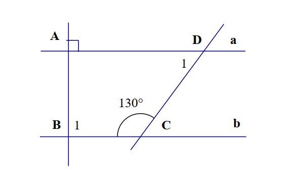 Cho hình vẽ biết  ab  c cắt a tại A  sao cho góc cAa40 độ d cắt b  sao cho góc KBb 35 độ c cắt d tại K