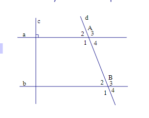 Xem hình vẽ, cho biết a// b và caa) Đường thẳng c có vuông góc với đường  thẳng b không? Vì sao?b) Cho đường thẳng d cắt... - Hoc24