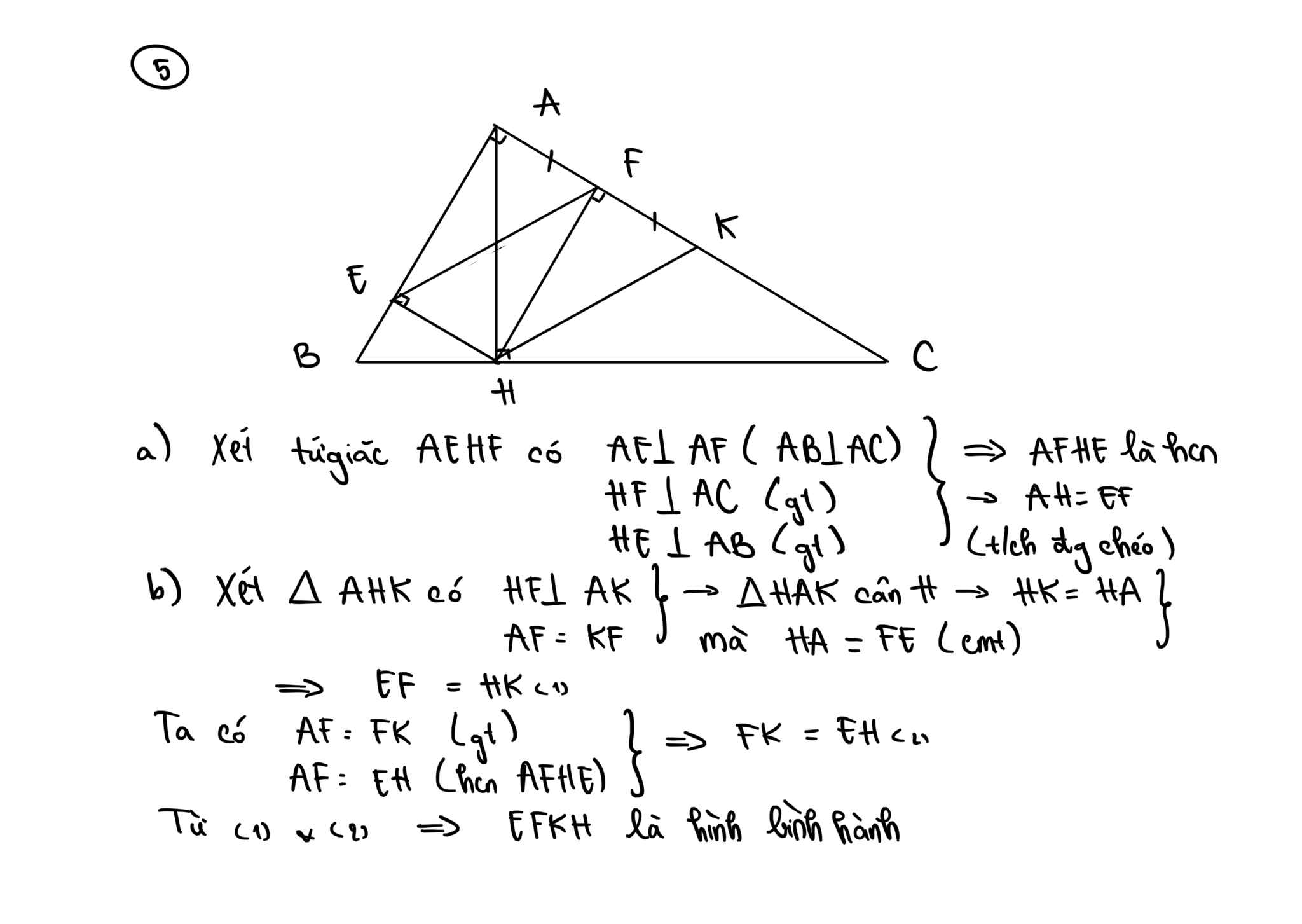 Bài đ Cho tam giác vuông ABC góc A bằng v kẻ đường cao AH Gọi D E lần lượt là