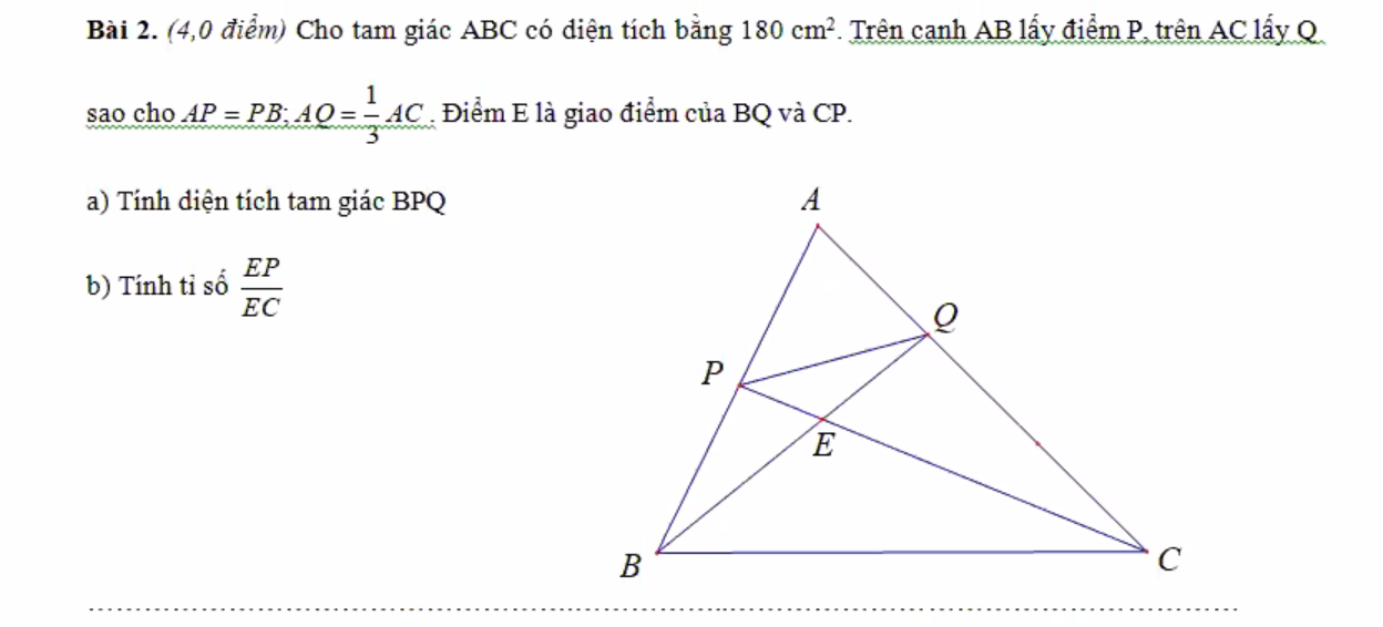 Cách tính chu vi tam giác ABC