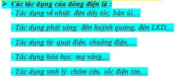 Nêu Tác Dụng Của Dòng Điện: Hiểu Rõ Các Tác Động Và Ứng Dụng Trong Đời Sống