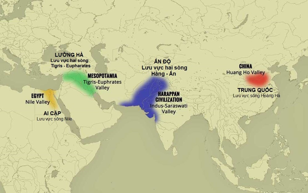 Bản đồ các quốc gia cổ đại phương Đông
