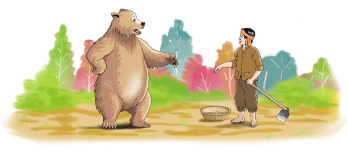 bác nông dân và con gấu